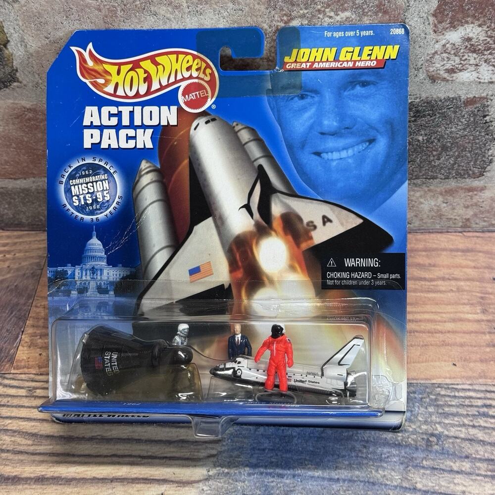 Hot Wheels Action Pack John Glenn, Friendship 7, Shuttle Discovery‎ 1:64 C4-87
